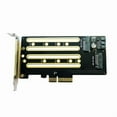 thumbnail image 1 of Add On Cards NVMe M.2 to PCIe 4.0 x4 Card M.2 PCIE Adapter NVMe SSD Host, 1 of 10
