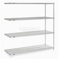 thumbnail image 1 of Add-On Poly-Z-Brite Wire Shelving - Clear - 72 x 21 x 74 in., 1 of 1