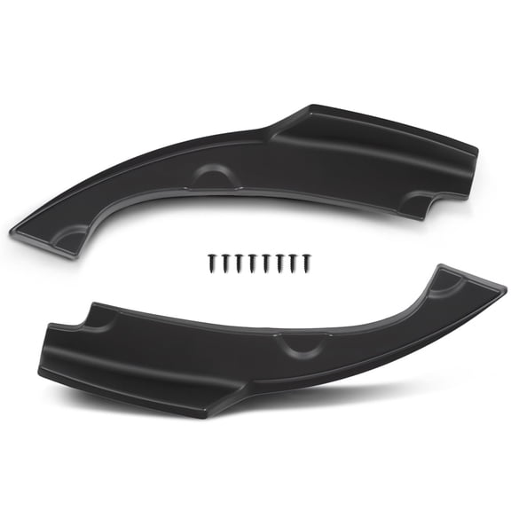 Add-On Rear Bumper Side Skirt Lip Splitter Fit For 2016-2021 Honda Civic Sedan