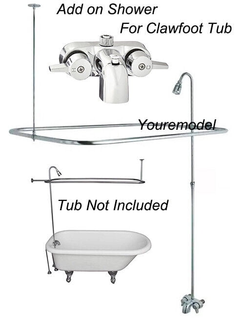 Shower Riser Clawfoot Tub