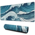 thumbnail image 1 of "Add Style and Comfort to Your Desk with Our Topographic Pattern Mouse Pad - Extra Large, Non-Slip Rubber Base - Ideal Desk Decor Accessory", 1 of 7