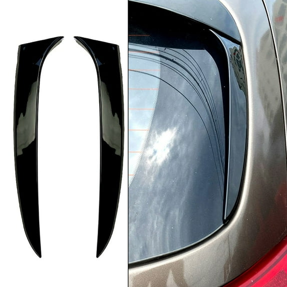 Add a Sporty Touch to Your For Kia Sportage R 2011 2015 with Black Rear Spoiler Side Wing Trim Cover Effortless Installation