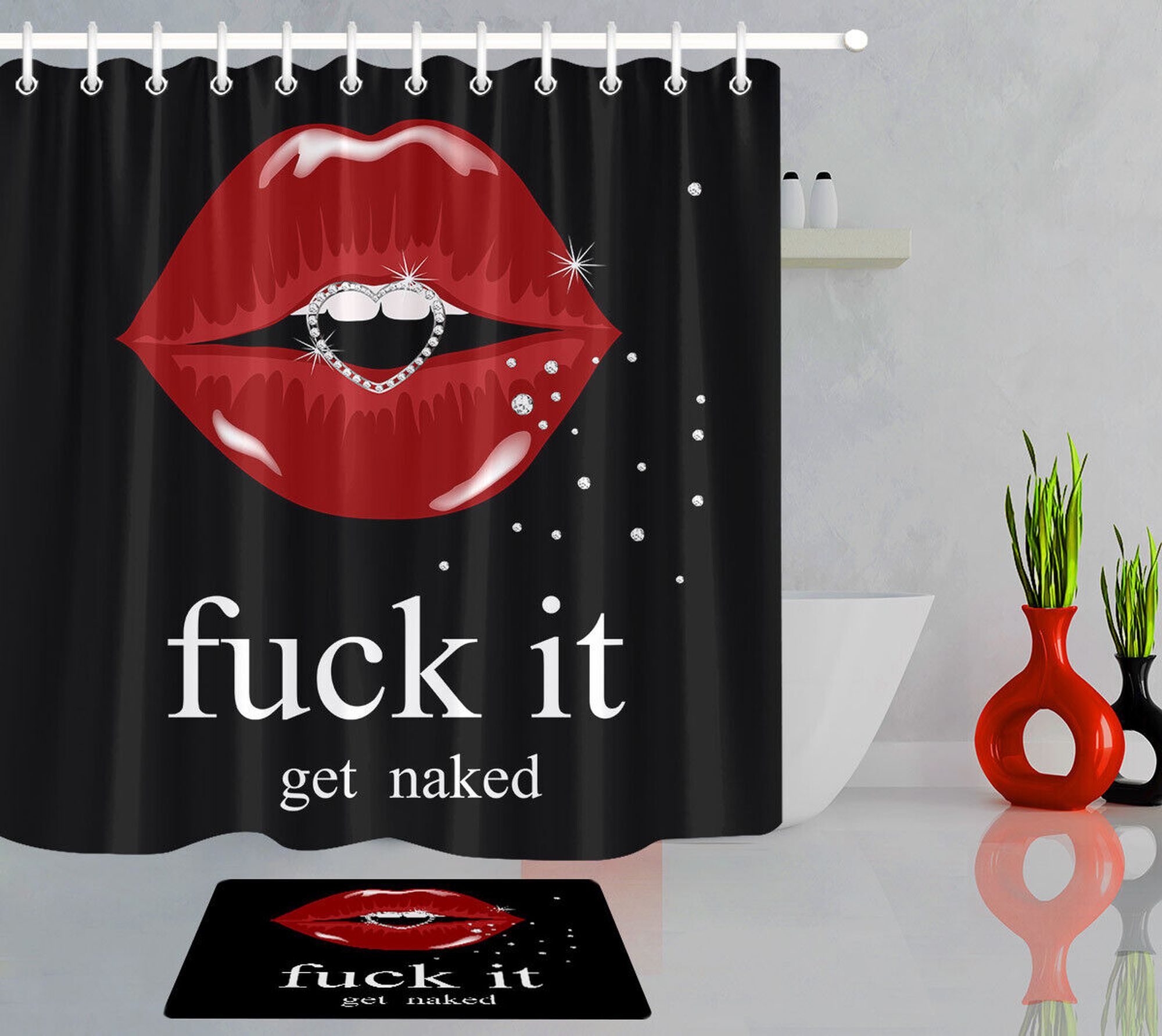 Add a Touch of Elegance to Your Bathroom with Red Lips Diamond Ring