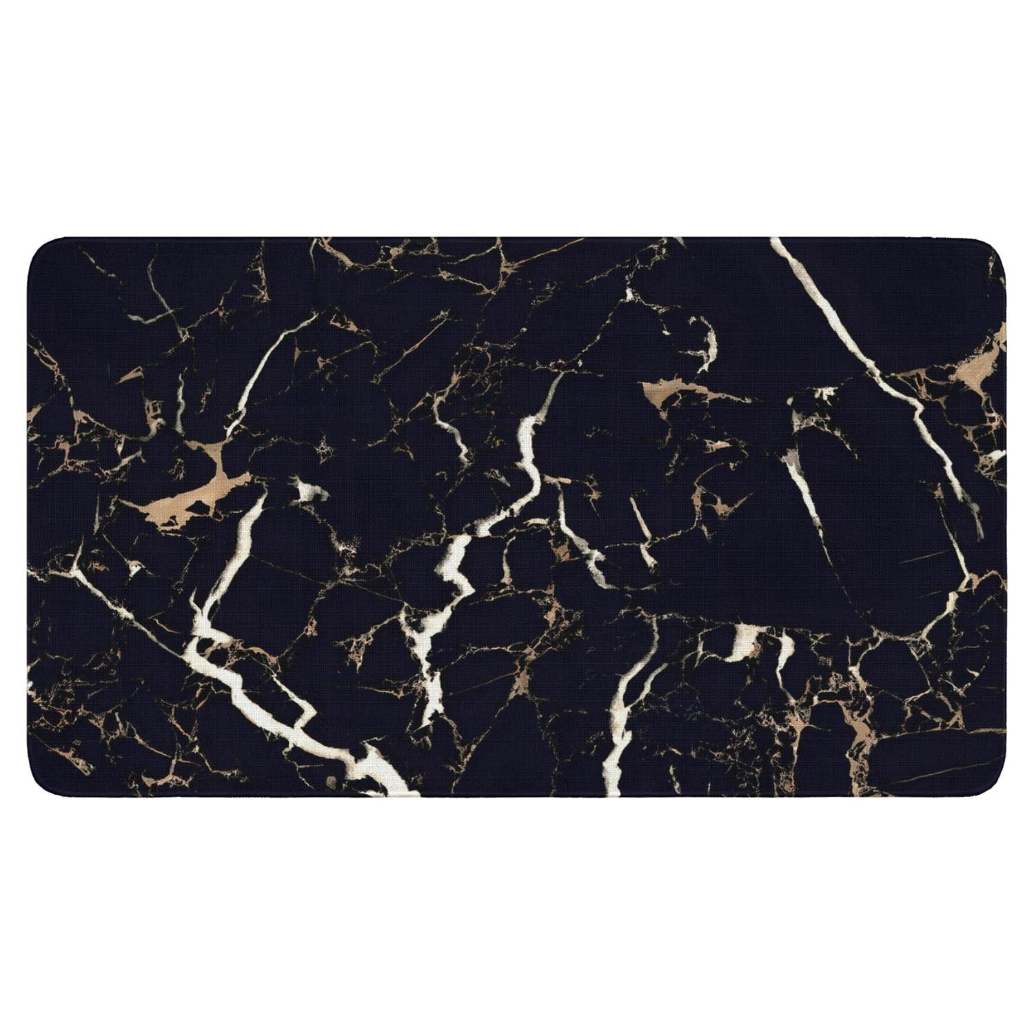 Add a Touch of Elegance with Black Stone's Marble Black Area Rug ...