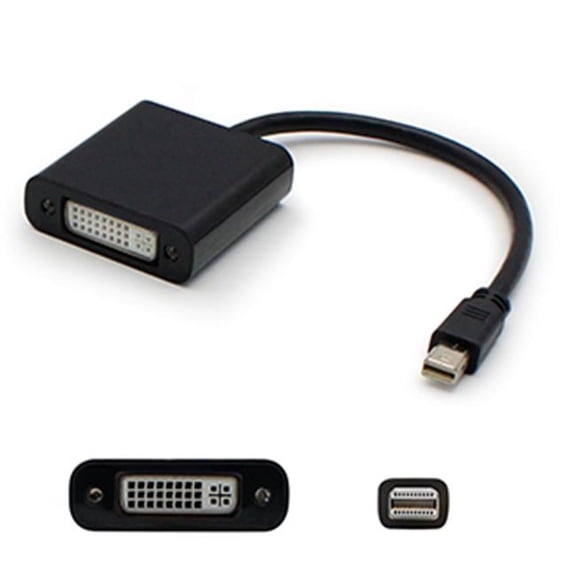 Add-onputer Peripherals, L Mini-Display Port Male To Dvi-I Female Black Cable