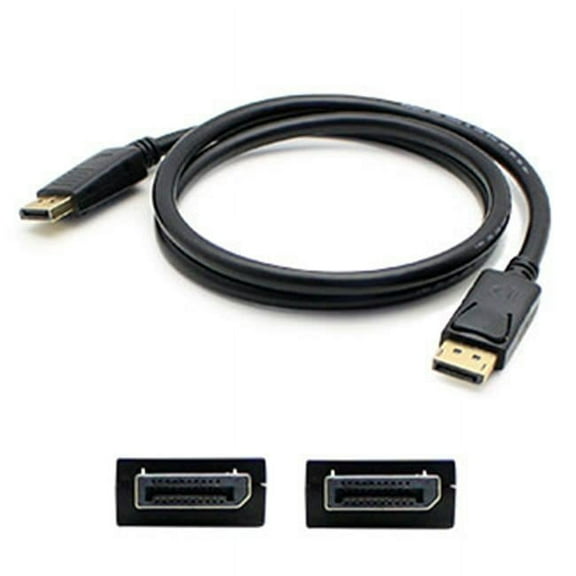 Add-onputer Peripherals, L  1 ft. Displayport Male To Male Black Cable