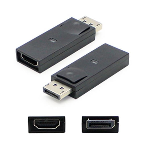Add-onputer Peripherals, L  Displayport Male To Hdmi Female Black Adapter
