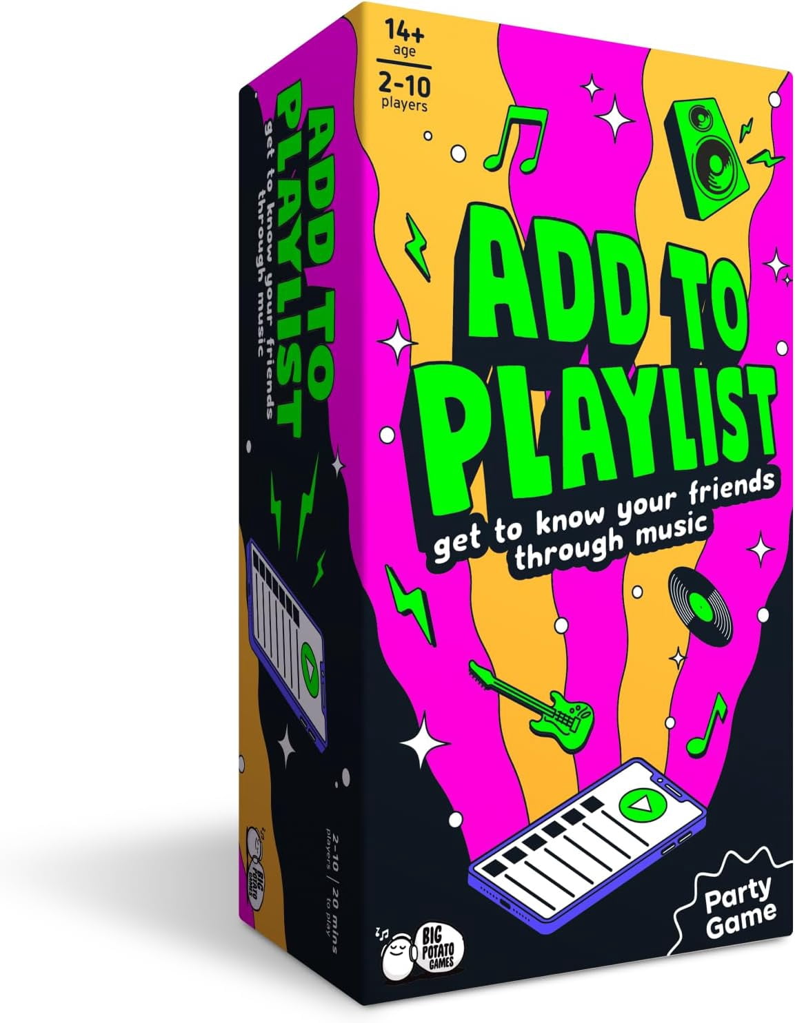 Big Potato Games Add to Playlist: The Simple and Fun Music Party Game, No Trivia Kowledge Needed Great for Parties, a Birthday or Fun Game Nights