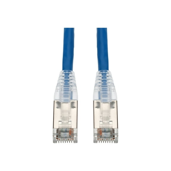 Addon ADD-10FCAT6S-BE-TAA 10ft Blue Cat 6 Shielded Pvc Ethernet Cable Snagless Easy Clear Boot Taa Rj-45 M
