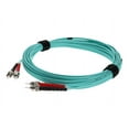 thumbnail image 1 of AddOn 10m ST OM3 Aqua Patch Cable - Patch cable - ST/UPC multi-mode (M) to ST/UPC multi-mode (M) - 10 m - fiber optic - duplex - 50 / 125 micron - OM3 - halogen-free - aqua, 1 of 8