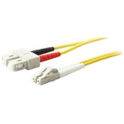 AddOn 10m LC Male to SC Yellow OS2 Duplex Fiber OFN