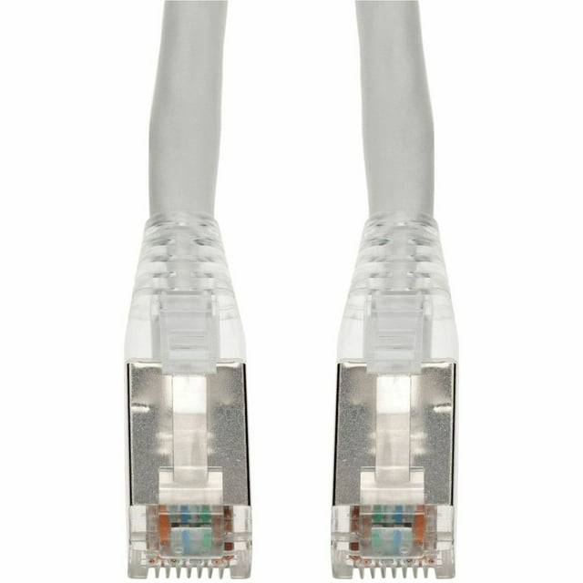 AddOn 12ft RJ-45 (Male) to RJ-45 (Male) white Cat6A Straight Shielded ...