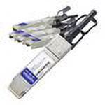 AddOn 1m Extreme Compatible QSFP+ Breakout DAC - direct attach cable - 3.3 ft