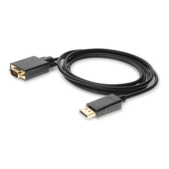 AddOn 2m DisplayPort 1.2 to VGA WUXGA Cable Black DISPLAYPORT2VGA2M