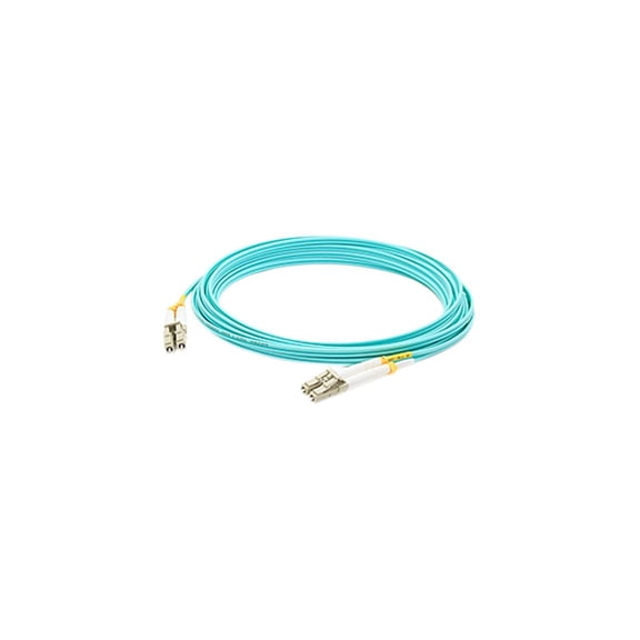 AddOn 2m LC OM4 Aqua Patch Cable - Patch cable - LC/PC multi-mode (M) to LC/PC multi-mode (M) - 2 m - 2 m - fiber optic - duplex - 50 / 125 micron - OM4 - halogen-free - aqua