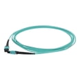 thumbnail image 1 of AddOn - Patch cable - MPO multi-mode (F) to MPO multi-mode (F) - 2 m - fiber optic - 50 / 125 micron - OM4 - riser - aqua, 1 of 8
