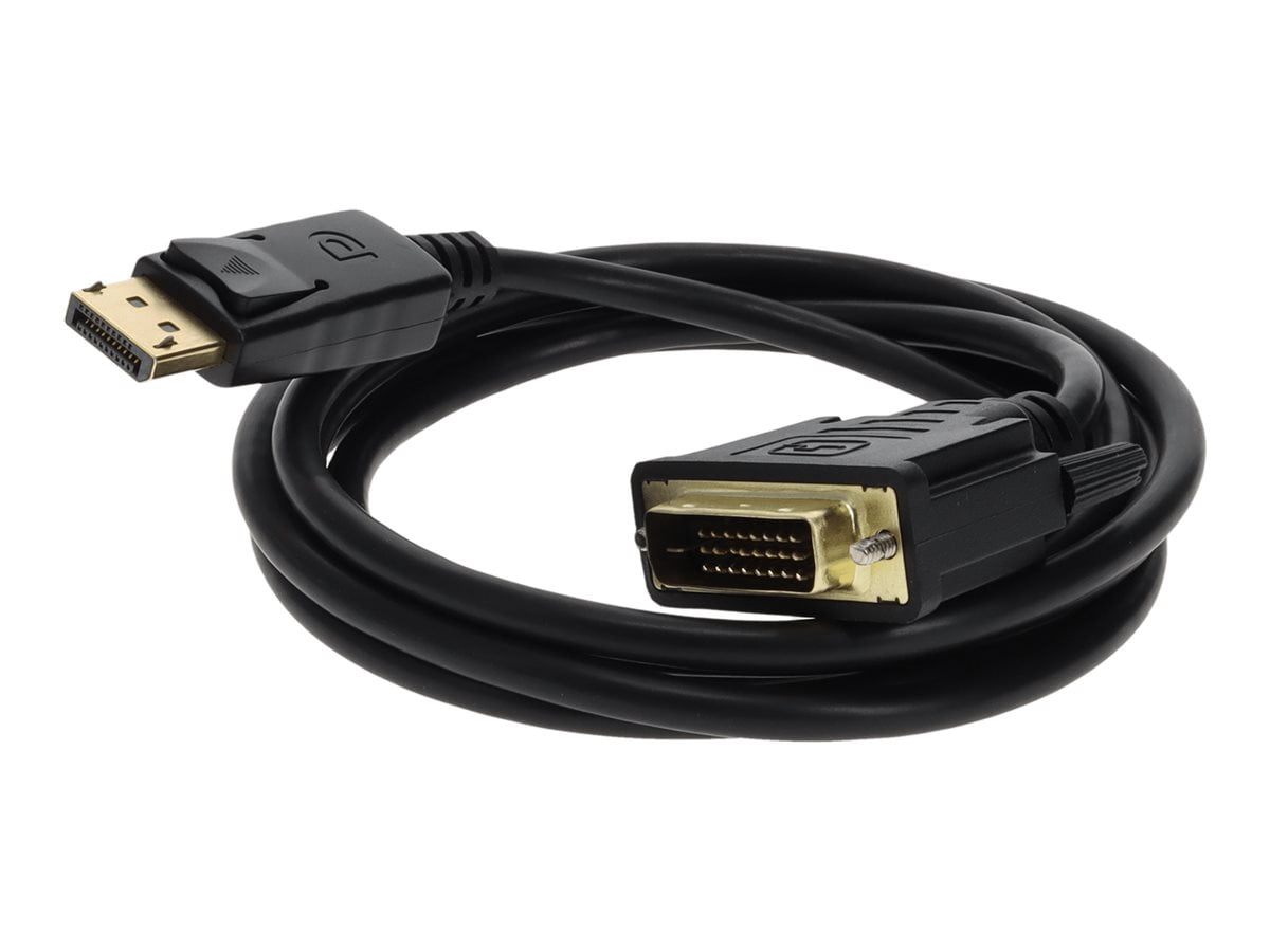 AddOn 3ft DisplayPort Male to DVI-D Male Black Adapter Cable (Requires DP++)