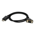 thumbnail image 1 of AddOn 3ft HDMI 1.3 Male to VGA Male Black Cable For Resolution Up to 1920x1200 [WUXGA] (hdmi2vgamm3), 1 of 3