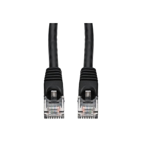 AddOn 3ft Black CAT6 PVC Ethernet Cable Snagless Bubble Boot RJ-45 M/M CAT 6