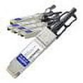 thumbnail image 1 of AddOn 3m Extreme Compatible QSFP+ Breakout DAC - direct attach cable - 10 ft, 1 of 2