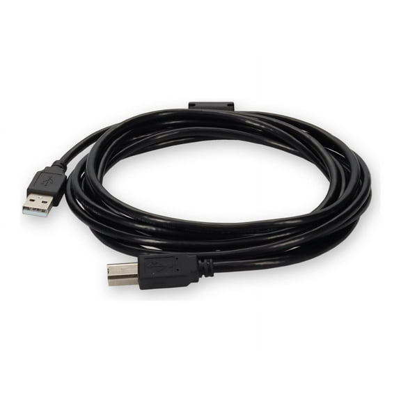 AddOn 3m USB 2.0 [A] Male to USB 2.0 [B] Male White Cable (usbextab3mw)