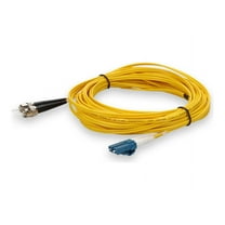 AddOn 4m LC to ST OS1 Yellow Patch Cable - Patch cable - LC/UPC single-mode (M) to ST/UPC single-mode (M) - 4 m - fiber optic - duplex - 9 / 125 micron - OS1 - halogen-free - yellow
