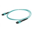 thumbnail image 1 of AddOn - Patch cable - MPO/PC multi-mode (F) to MPO/PC multi-mode (F) - 4 m - fiber optic - 50 / 125 micron - OM4 - riser - aqua, 1 of 8