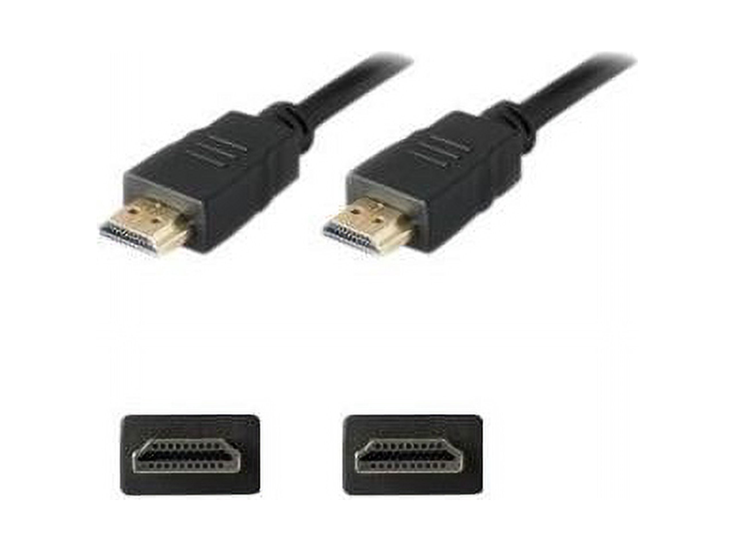 ADDON 4.57M (15.00FT) HDMI 1.4 MALE TO MALE BLACK CABLE