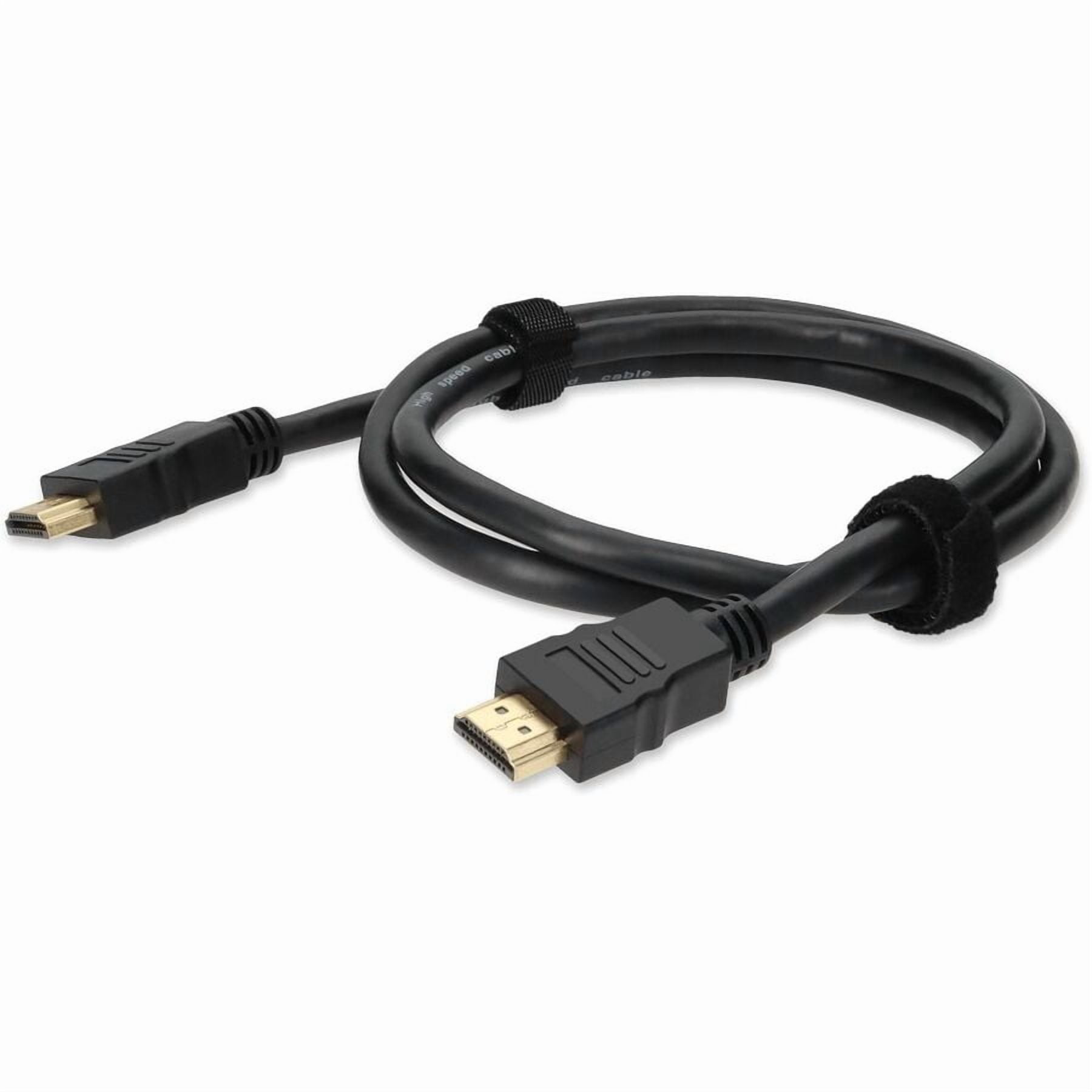 AddOn 5 pack of 91.00cm (3.00ft) HDMI 1.4 Male to Male Black Cable