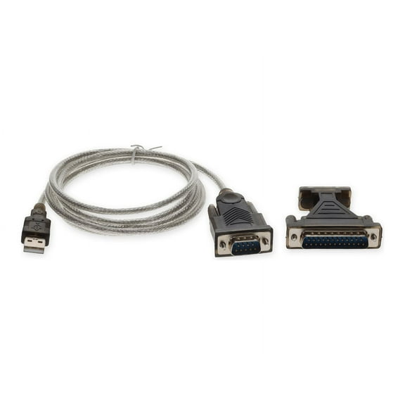 AddOn 5ft USB-A 2.0 Male to DB-25 Male Adapter Cable USB2DB25
