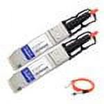 AddOn Cisco QSFP-H40G-AOC5M Compatible TAA Compliant 40GBase-AOC QSFP+ to QSFP+ Direct Attach Cable (850nm, MMF, 5m) - 100% compatible and guaranteed to work