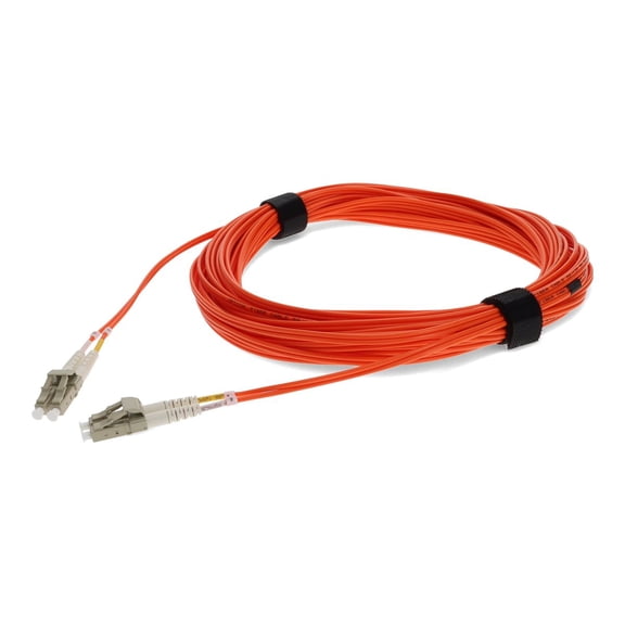 AddOn - Patch cable - LC/PC multi-mode (M) to LC/PC multi-mode (M) - 20 m - fiber optic - duplex - 50 / 125 micron - OM2 - riser - orange