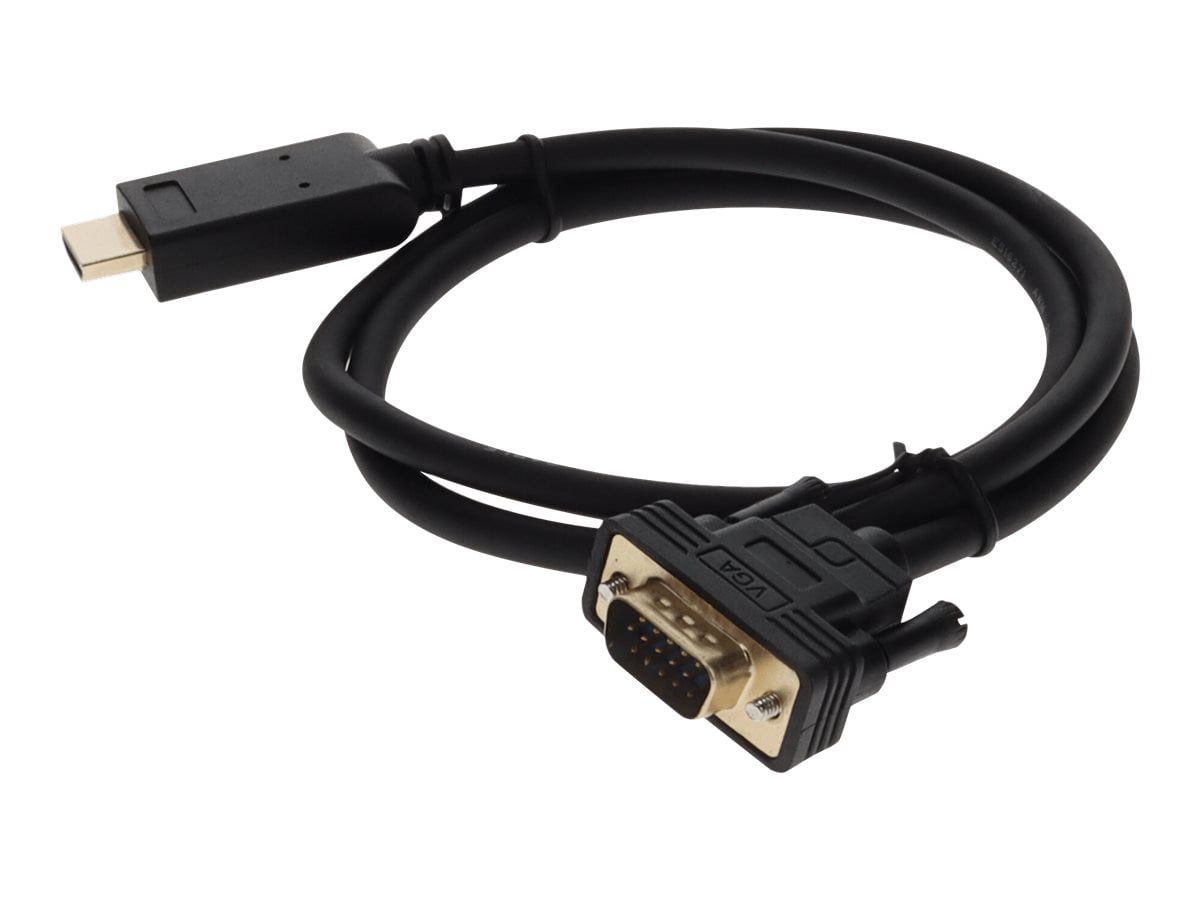 AddOn 6ft HDMI 1.3 to VGA Cable Black HDMI2VGAMM6