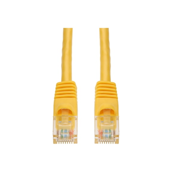 AddOn 6ft Yellow CAT6 PVC Ethernet Cable Snagless Bubble Boot RJ-45 M/M CAT 6