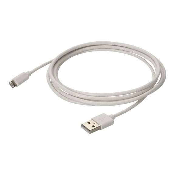 AddOn 6in USB 2.0 A Male to Lightning Male White Cable USB2LGT6INW