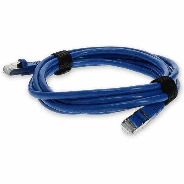 AddOn 7ft RJ-45 [Male] to RJ-45 [Male] Straight Blue Cat7 S/FTP PVC Copper Patch Cable (add-7fcat7-be)