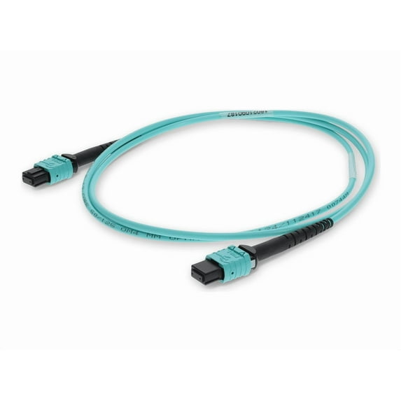 AddOn - Patch cable - MPO/PC multi-mode (F) to MPO/PC multi-mode (F) - 7 m - fiber optic - simplex - 50 / 125 micron - OM4 - riser - aqua