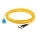 thumbnail image 1 of AddOn 8m SC to ST OS1 Yellow Patch Cable - patch cable - 26 ft - yellow, 1 of 2