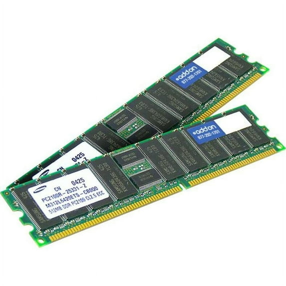 AddOn AM1333D3SRE/1G x1 JEDEC Standard Factory Original 1GB DDR3-1333MHz Unbuffered ECC Single Rank 1.5V 240-pin CL9 UDIMM