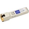 thumbnail image 1 of AddOn Arista Networks&reg; SFP-1G-T Compatible TAA 10/100/1000Base-TX SFP Transceiver (Copper, 100m, RJ-45) - 1 x RJ-45 10/100/1000Base-T LAN, 1 of 2