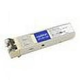 thumbnail image 1 of AddOn Brocade XBR-000141 Compatible SFP Transceiver - SFP (mini-GBIC) transceiver module - 4Gb Fibre Channel (Short Wave), 1 of 1