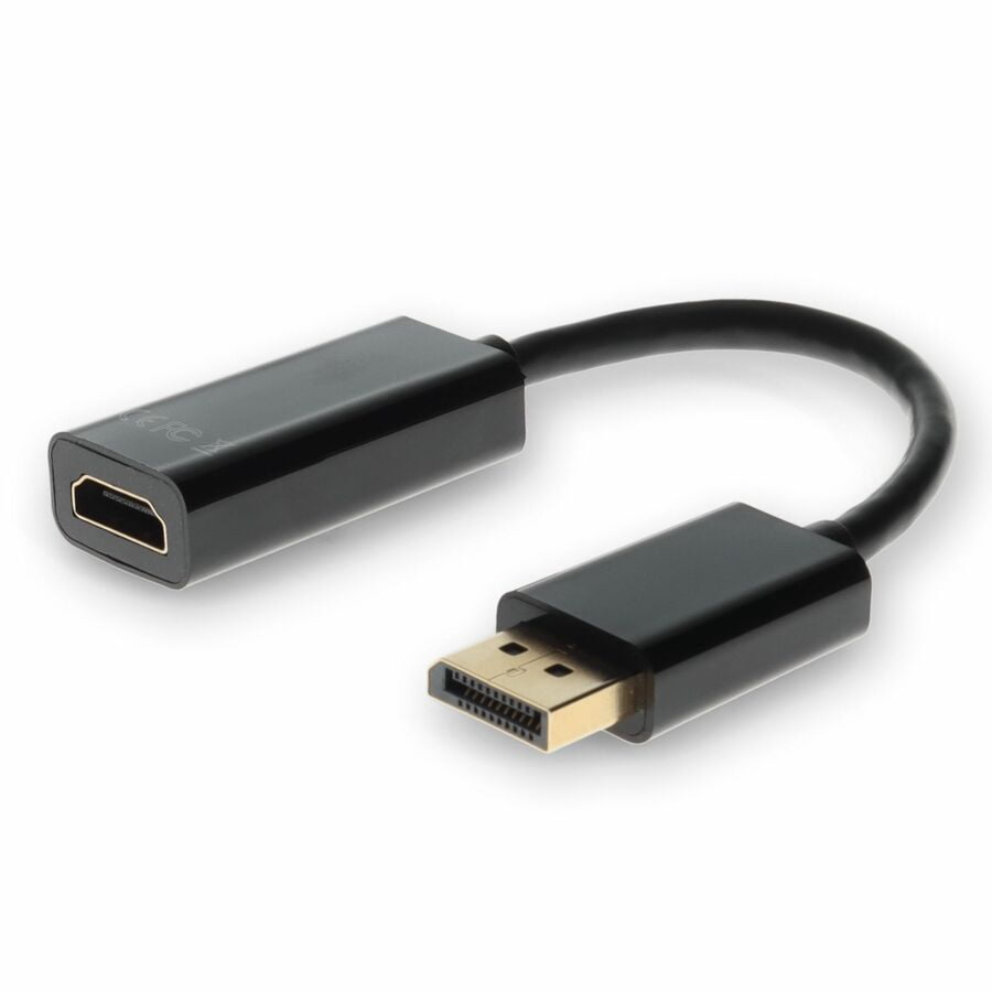 AddOn 5 Pack 8in DisplayPort to HDMI Adapter Cable - video adapter - DisplayPort / HDMI - 7.9 in