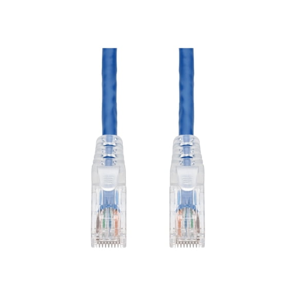 Addon ADD-7FCAT6-BE-TAA 7ft Blue Cat 6 Pvc Ethernet Cable Snagless Easy Clear Boot Taa Rj-45 M/m