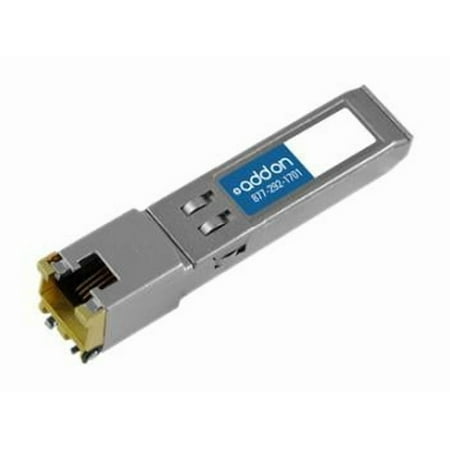 AddOn Cisco® SFP-GE-T Compatible TAA 10/100/1000Base-TX SFP Transceiver (Copper, 100m, RJ-45) - 1 x 1000Base-T