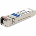 thumbnail image 1 of AddOn Cisco ONS-SC+-10G-BXU80 Compatible TAA 10GBase-BX SFP+ Transceiver (SMF, 1490nmTx/1550nmRx, 80km, LC, DOM), 1 of 7