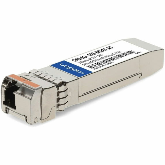 AddOn Cisco ONS-SC+-10G-BXU80 Compatible TAA 10GBase-BX SFP+ Transceiver (SMF, 1490nmTx/1550nmRx, 80km, LC, DOM)
