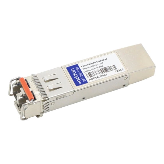 AddOn Cisco CWDM-SFP10G-1410-10 Compatible TAA 10GBase-CWDM SFP+ Transceiver (SMF, 1410nm, 10km, LC, DOM)