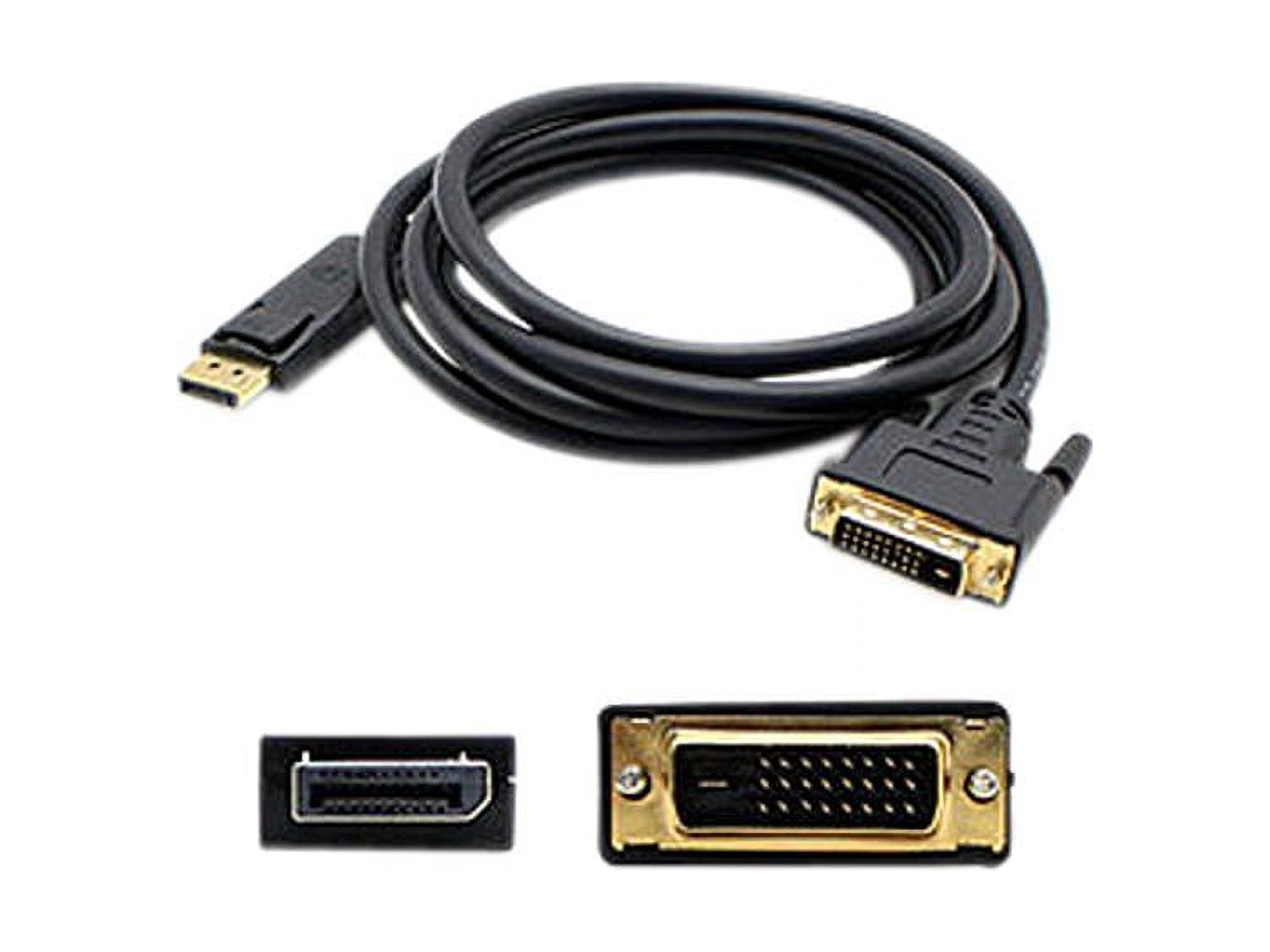 AddOn 6ft DisplayPort Male to DVI-D Male Black Adapter Cable (Requires DP++)