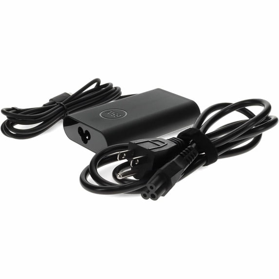 AddOn Dell 492-BCBI Compatible 65W 20V at 3.25A USB-C Laptop Power Adapter and Cable