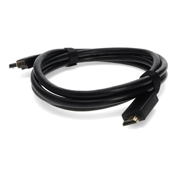 AddOn 10ft DisplayPort Male to HDMI Male Cable, Black DISPORT2HDMIMM10F